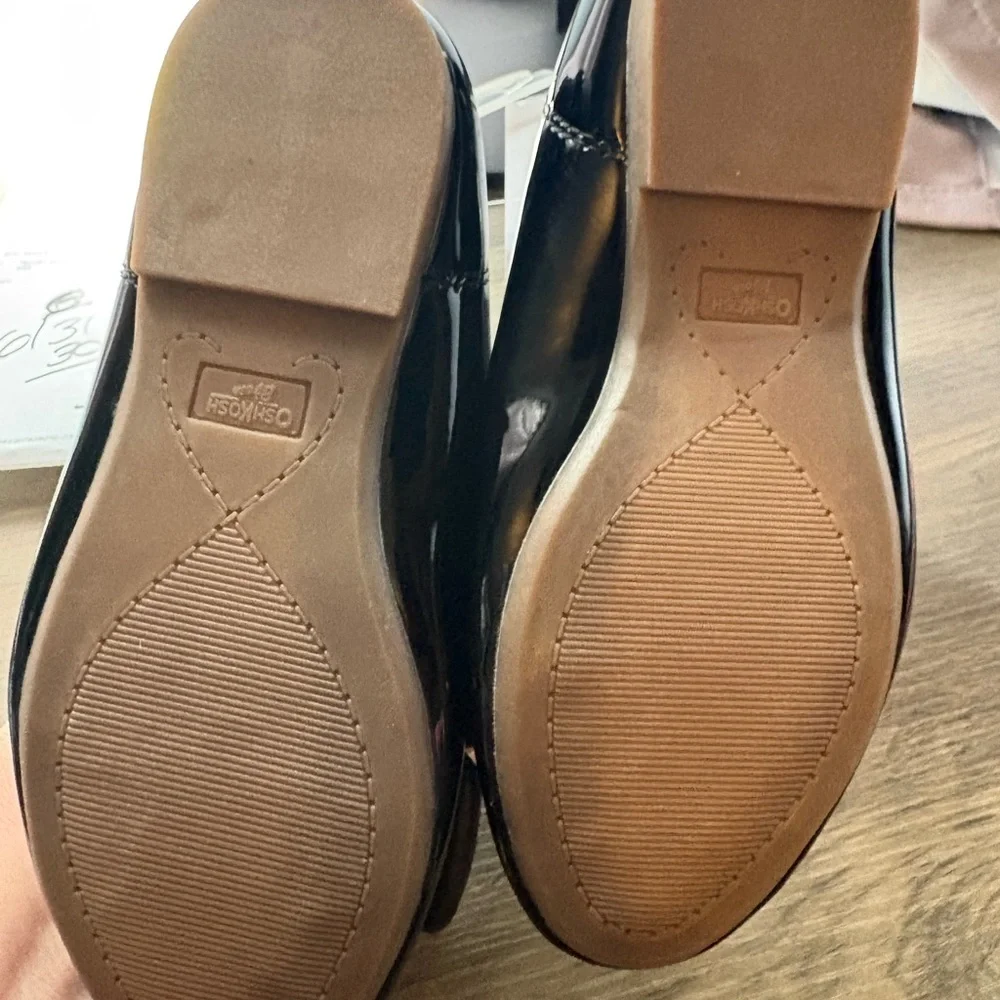OshKosh B'gosh Shiny Black Bow Dress Shoes